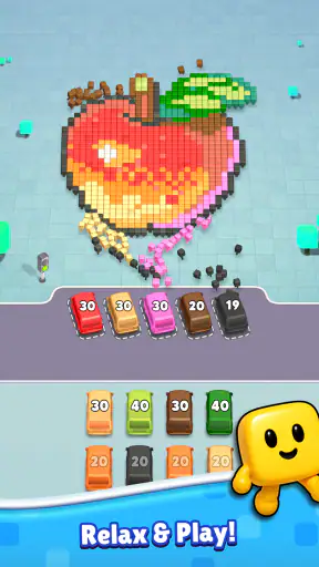 Pixel Drop: Bus Puzzle
