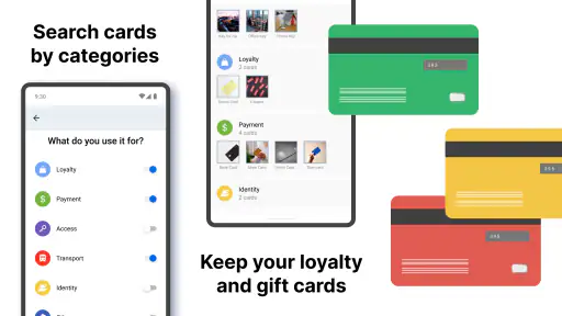 Porte cartes virtuel