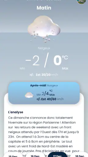 Prévi+: météo locale & alertes