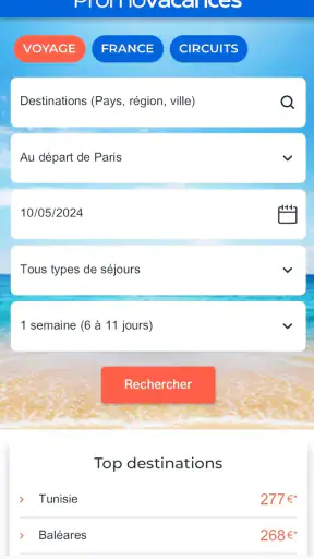 Promovacances : Vols, Séjours
