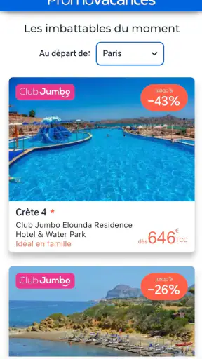 Promovacances : Vols, Séjours