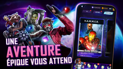Quête Puzzle MARVEL: RPG Héros