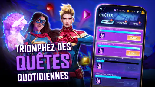 Quête Puzzle MARVEL: RPG Héros