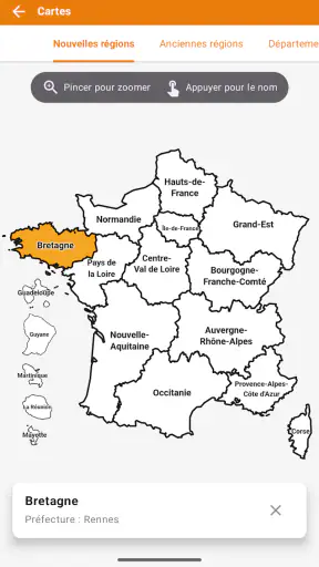 Quiz Départements et Régions