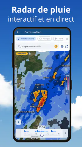 Radar meteos24 & météo fiable