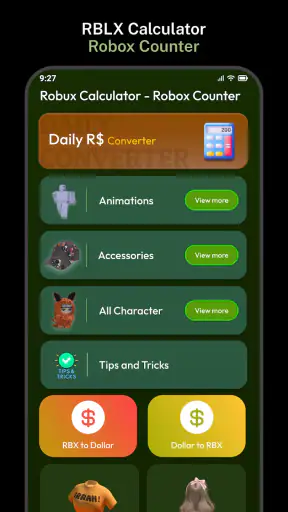 RBLX Calculator -Robox Counter