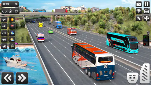 Real Bus Driving Games Sim 3D