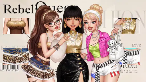 Rebel Glam: Jeux d'habillage
