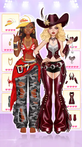 Rebel Glam: Jeux d'habillage