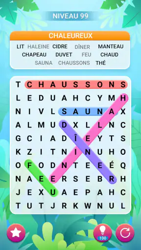 Recherche de mots - Relax