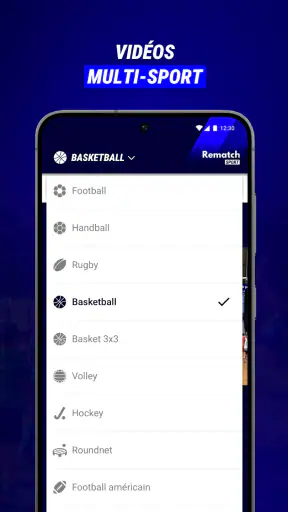 Rematch - Vidéos sport amateur