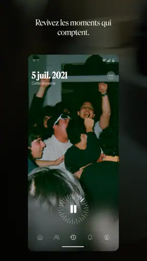 Retro — Photos avec des amis