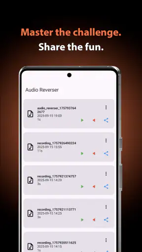 Reverse Audio: Reverse Singing