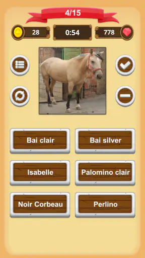 Robe Du Cheval - Quiz
