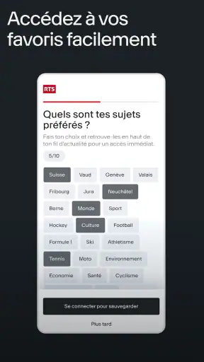 RTS - Actualités & Sport