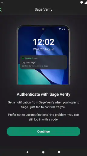 Sage Verify