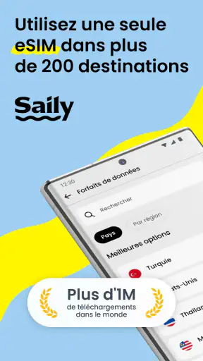 Saily : votre eSIM voyage