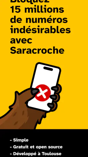 Saracroche : bloqueur d'appels