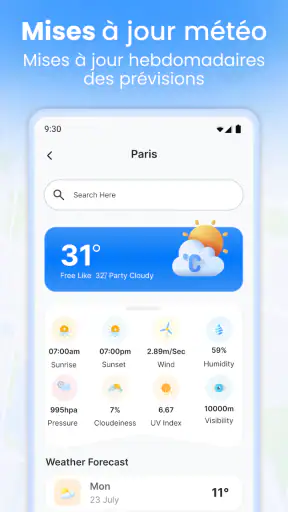 Vue satellite en direct
