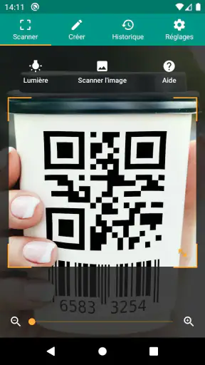 Scanner QR et code-barres