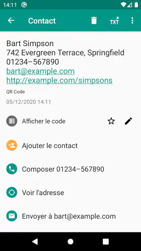 Scanner QR et code-barres
