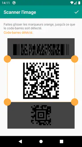 Scanner QR et code-barres