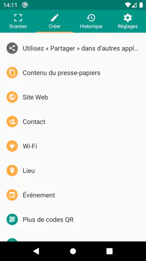 Scanner QR et code-barres
