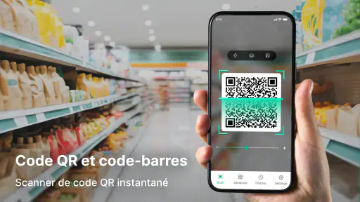 Scanner QR&Code-barres:Accueil