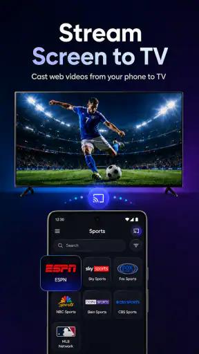 Screen Mirroring & Cast to TV