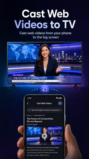 Screen Mirroring & Cast to TV