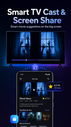 Screen Mirroring & Cast to TV