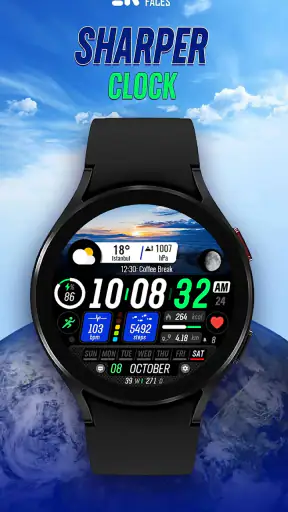 Sharper Clock - Watch Face