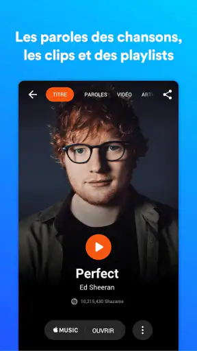 Shazam : musique et concerts