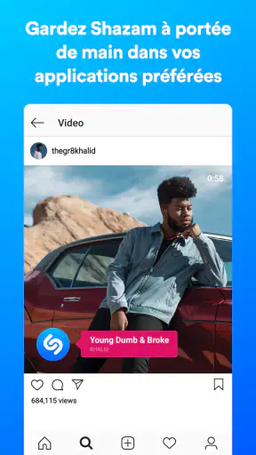 Shazam : musique et concerts