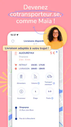 Shopopop : Cotransportage
