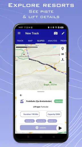 Ski Tracks Lite & Cartes GPS