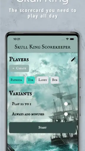 Skull King Scorer