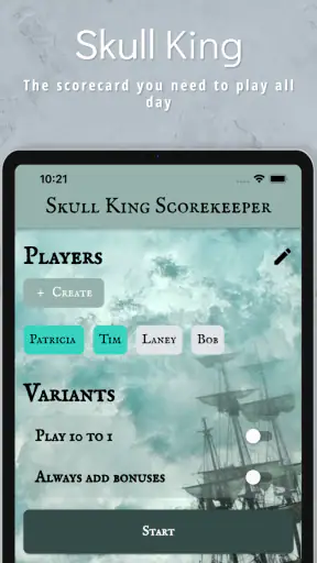 Skull King Scorer