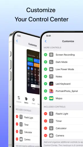 Quick Control Widgets, Themes