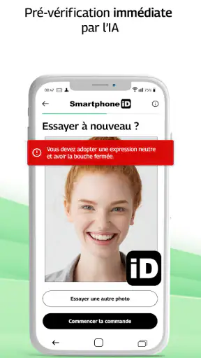Smartphone iD - Photo identité