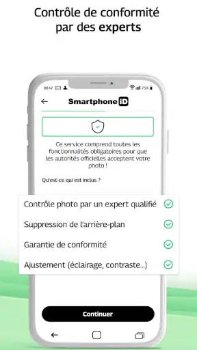 Smartphone iD - Photo identité