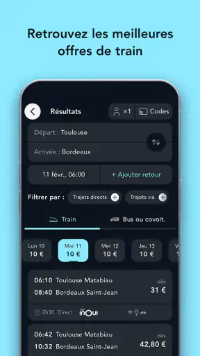 SNCF Connect: Trains & trajets