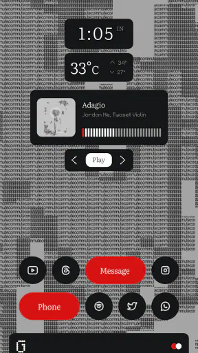 Something KWGT - Nothing Style