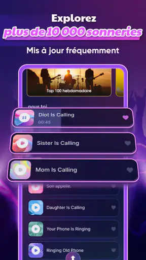 Sonnerie Téléphone Chanson