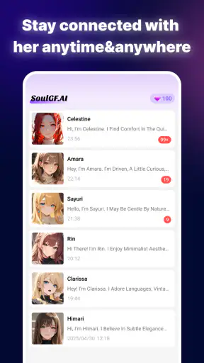 SoulGF: Virtual Soulmate