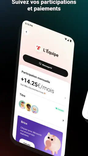 Spliiit : partage d'abonnement