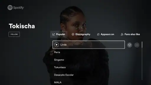 Spotify Music pour Android TV