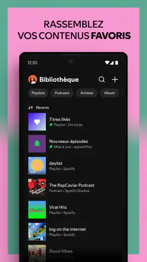 Spotify: Musique & podcasts