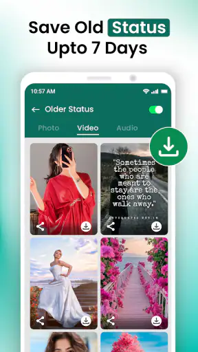 Status, Image Video Saver