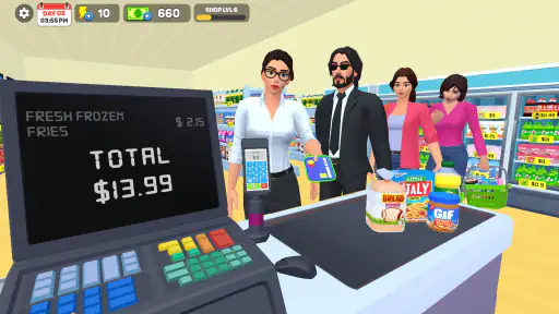Simulateur de supermarché